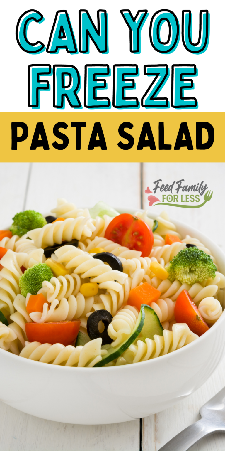 Can You Freeze Pasta Salad? Feed Family For Less