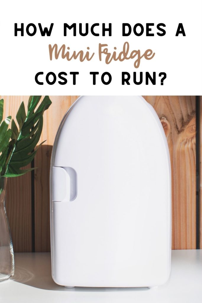 how much does a mini fridge cost to run