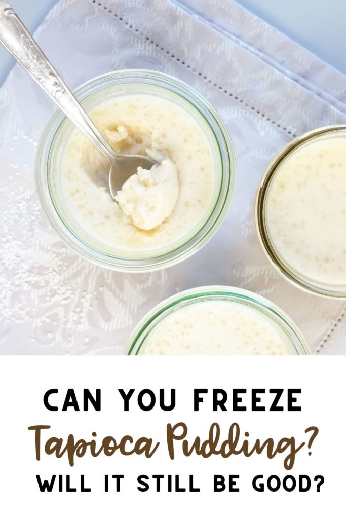 can you freeze tapioca pudding 
